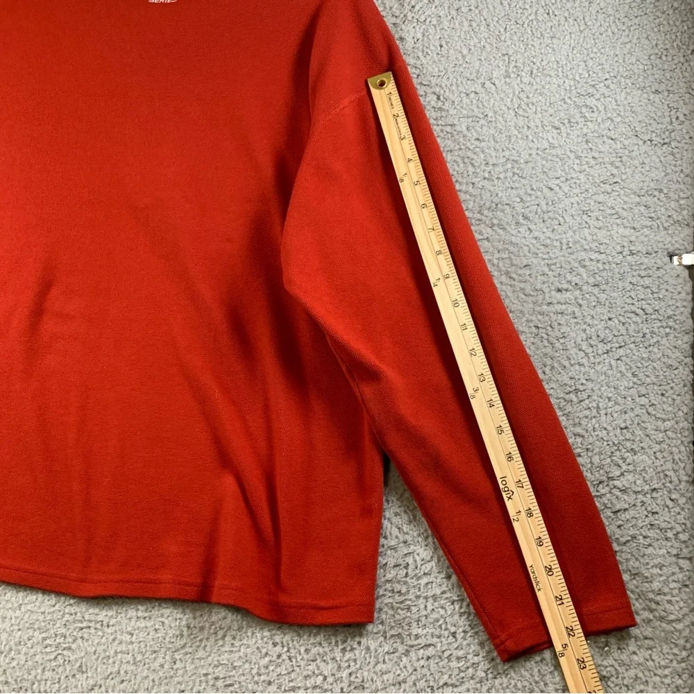 The North Face  Flight Series Sweater Men's‎ 1/4 Zip Long Sleeve Pullover Red L